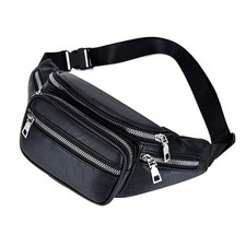 PU Leather Waist Packs Money Belt Bags Fanny Adjustable Bum Hip Travel Pouch Bag