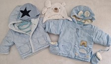Autumn Winter 4x Bundle Next Mothercare Baby Boy Bundle Jacket Hat Set 3/6 Mths