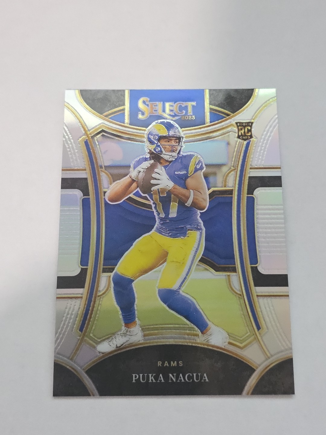 PUKA NACUA 2023 SELECT SUITE LEVEL ROOKIE SILVER PRIZM LOS ANGELES RAMS RC