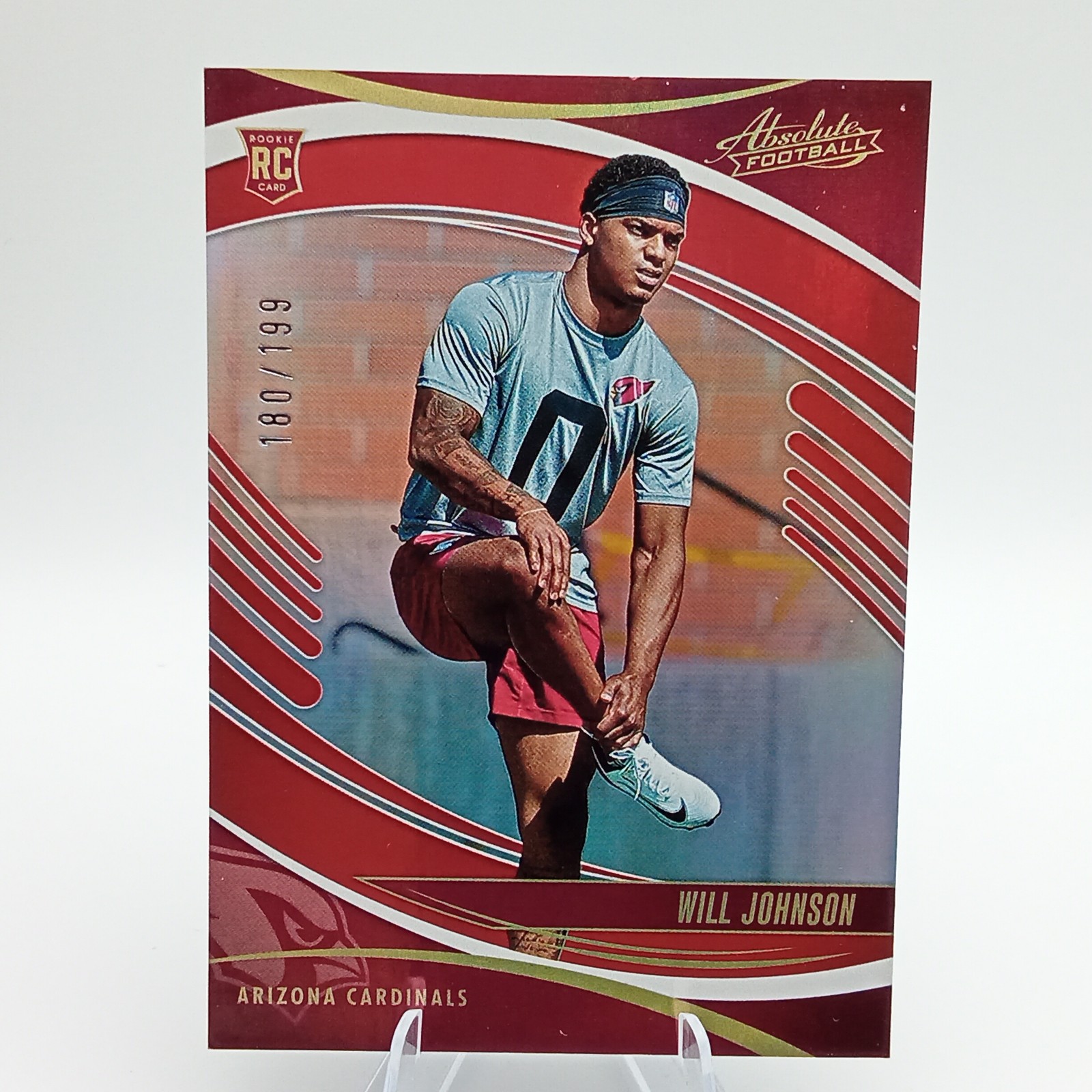 2025 Panini Absolute #198 Will Johnson Spectrum Red Rookie #/199