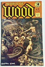 WALLY WOOD- World of Wood #4 1986 • HIGH-GRADE (SCIENCE-FICTION,FANTASY) Wallace