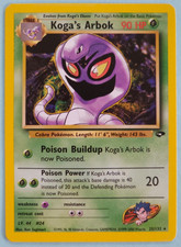 Pokémon TCG Vintage 2000 Koga's Arbok Rare Gym Challenge Set #25/132 VERY LP-NM on eBay
