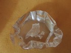 Crystal Owl Art Piece ~ Beautiful Etched Owl — photo 4