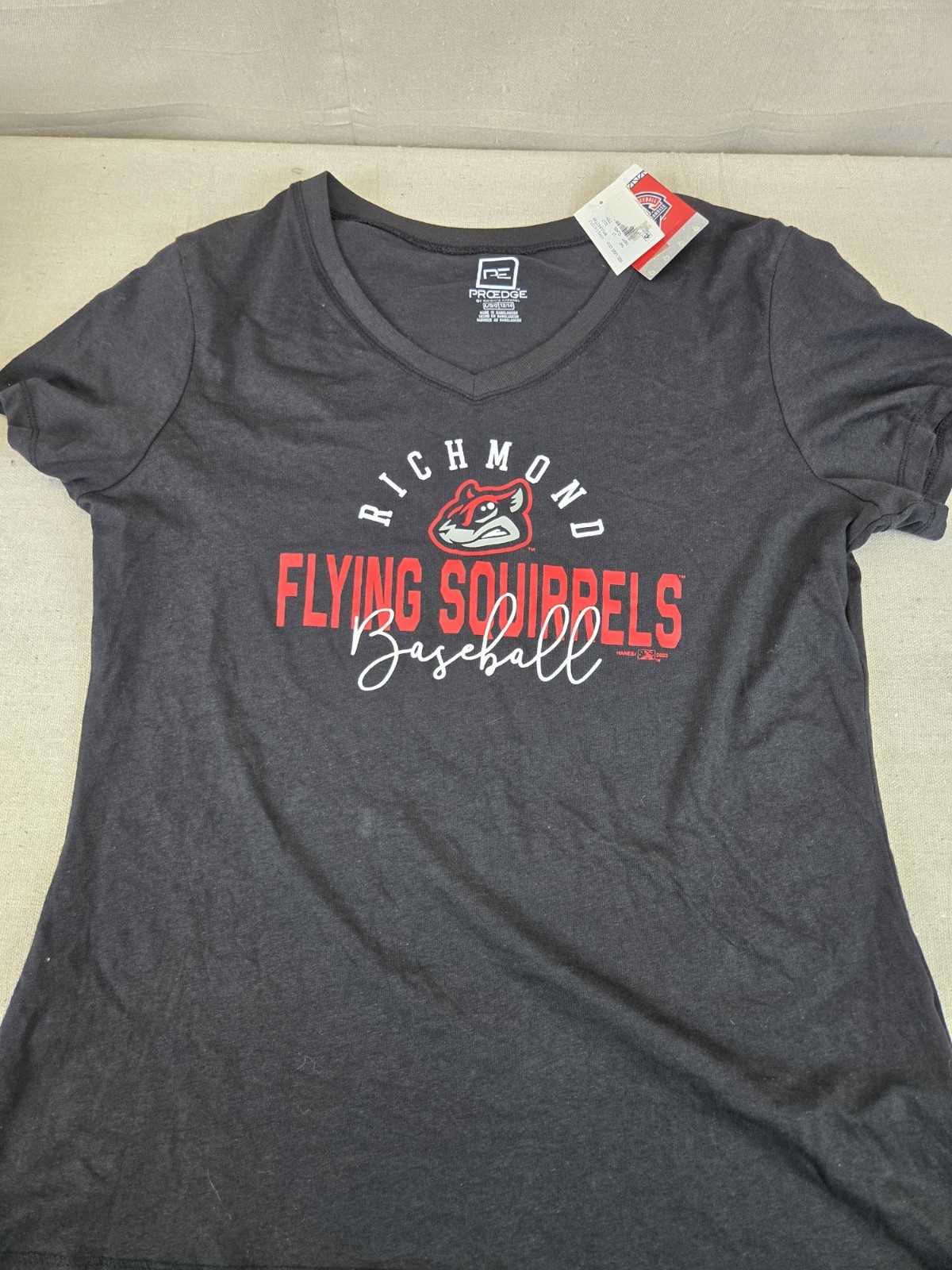 Richmond Flying Squirrels Baseball Shirt Women Size L MiLB