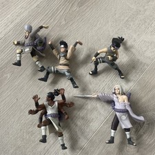 Lot Of 5 Mattel Naruto Sound Ninja Mini Figures 2002