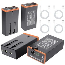 4-PACK Moultrie Power Mag MMA-EM8 5000Ah Battery For Edge Cellular Trai Camera