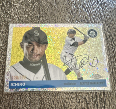 Topps Chrome Ichiro Suzuki Seattle Mariners 2004 #204 Parallel Serial #/150