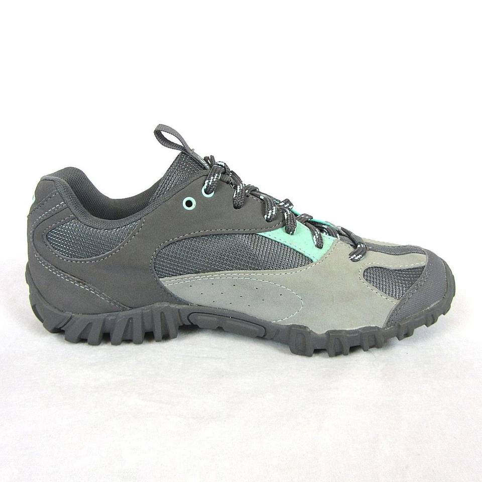 Giro Petra MTB Womens Two Bolt Teal Gray Cycling Lace Up Shoes Size 7.5 EUC - Image 4 of 4