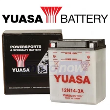 Yuasa Conventional 12V Battery for 1990-1996 Yamaha PZ480E Phazer II LE - kg