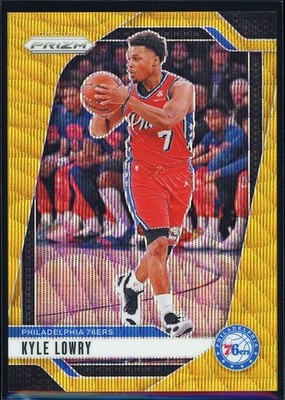 Kyle Lowry 2024-25 Panini Prizm #210 Gold Wave Prizm /10 76ers