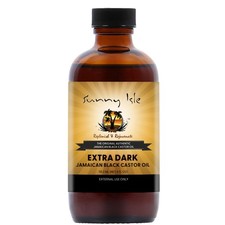 Sunny Isle Extra Dark Jamaican Black Castor Oil 4oz, Richer Thicker Moisturiz...