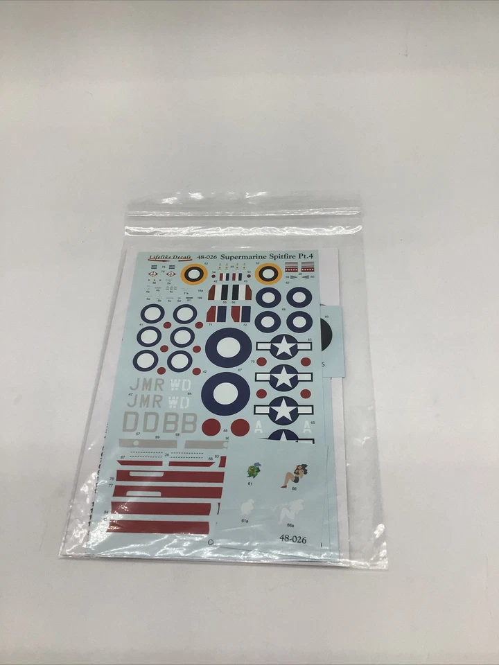 1/48 Lifelike Decals 48026 Supermarine Spitfire Pt.4 LHH - Image 2 of 2