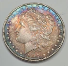 1887 Morgan Silver Dollar Choice BU Dual-Sided TONER!    SKUMD19