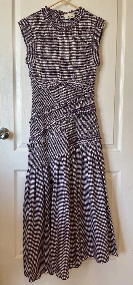 Phillip Lim 聚拢格子迷笛连衣裙 2 码 — 第 2/4 张图片