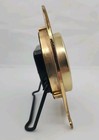 Elegant  Green And Gold Enamel Oval Taiwan Shontek Dm2000 w/ stand Quartz Clock — photo 5