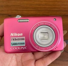 Good Nikon Coolpix S3100 Pink 14.0MP 5x Zoom Digital Camera English w/Charger