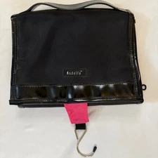 Modella black travel hanging makeup bag