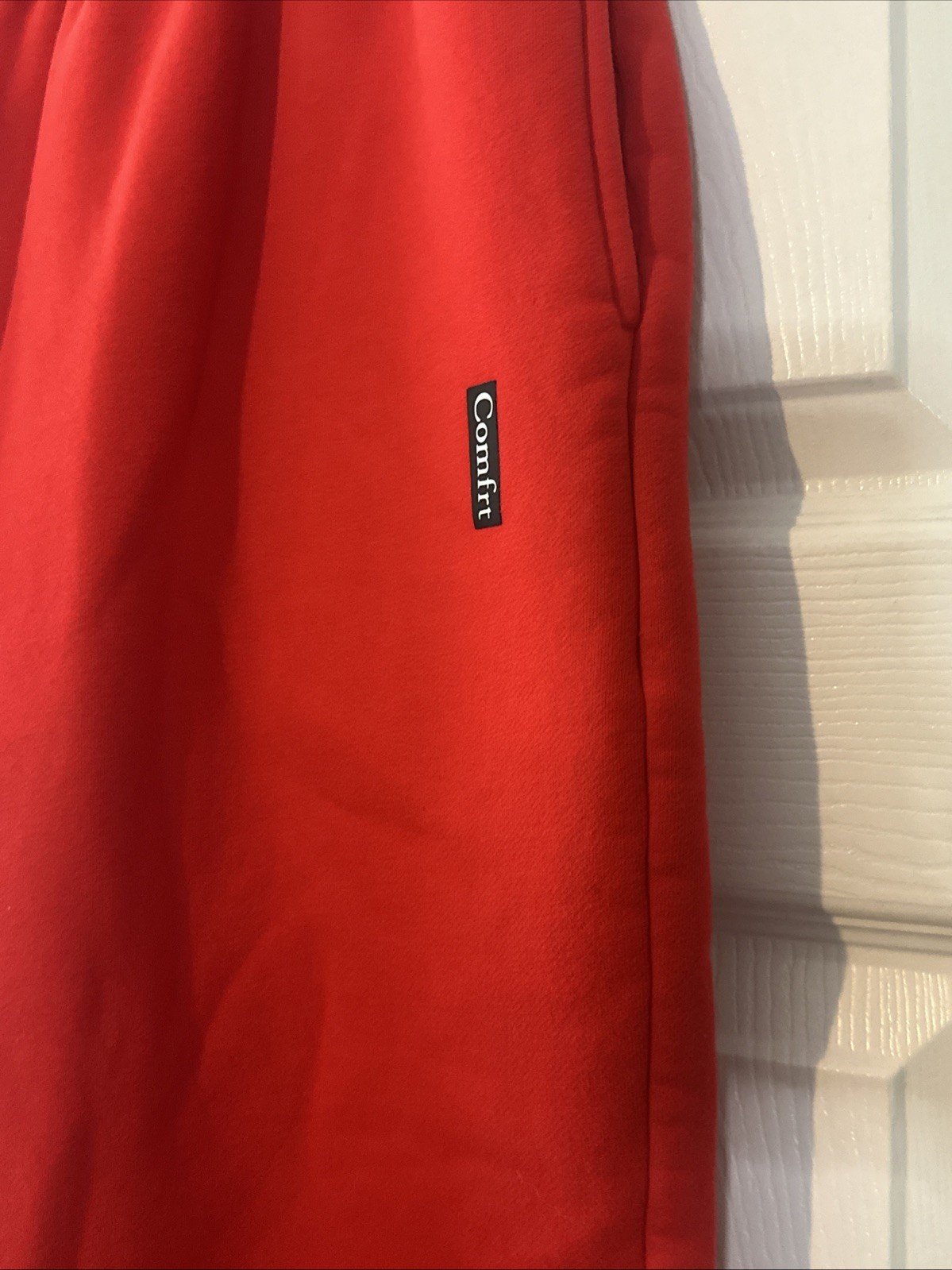 Comfrt LOVE Straight Leg CRIMSON RED Sweats Sweatpants BARELY WORN Size Large L