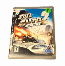SEGA Full Auto 2: Battlelines PS3 Racing/Combat Racing T Manual Included