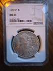 1902 O $1 Morgan Silver One Dollar MS63 New Orleans