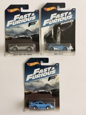 Hot Wheels Walmart Exclusive 2016 Fast And Furious Complete 3 Car Set New