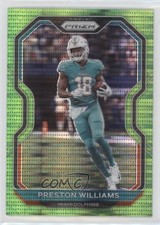 2020 Panini Prizm Neon Green Pulsar Prizm Preston Williams #11 4z8