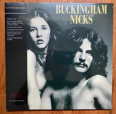 Buckingham Nicks - Self Titled LP Rhino High Fidelity Numbered Limited Edition