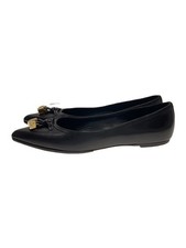 Louis Vuitton Flat Pumps/36.5/Blk/Leather