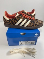 adidas Samba OG Preloved Red Leopard Women  s Size 7 JI2734 NEW