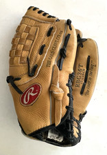 RAWLINGS RBG36T 12.5  BROWN Softball Baseball Glove RHT EUC