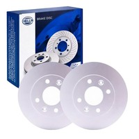 2X Hella Pagid Bremsscheiben Ø238Mm Vorne Passend FüR Dacia Logan Sandero Lada L