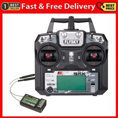 FLYSKY Fs-I6X 10CH 2.4Ghz RC Transmitter Controller with Ia6B Receiver Upgrade