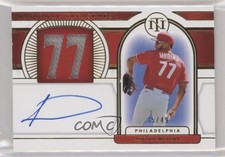 2021 National Treasures Signature Numbers Gold 35/49 Adonis Medina Auto 08jk