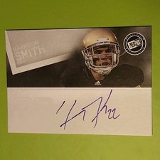 2012 Press Pass Harrison Smith Auto Notre Dame Vikings Rookie Autograph