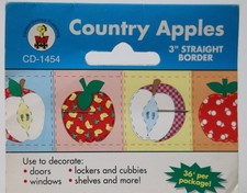 Border Trim 36 Feet Country Apples by Carson-Dellosa CD-1454