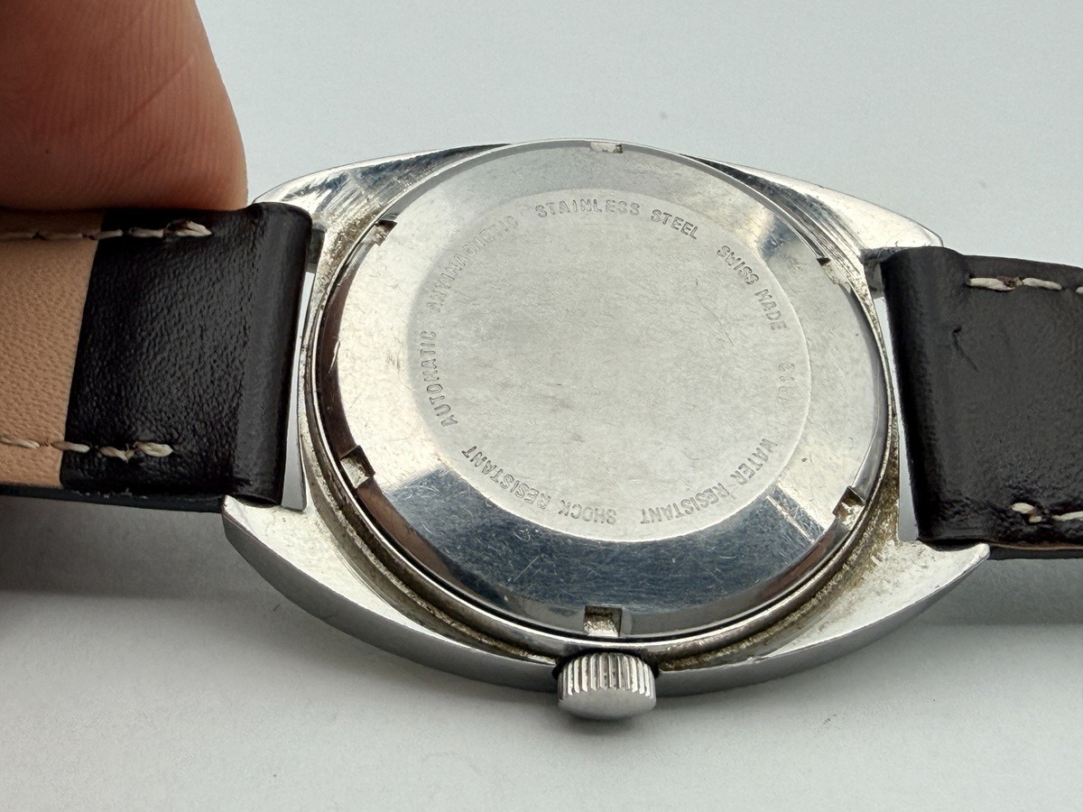 1960's Bucherer Automatic Chronometer Stainless S… - image 6