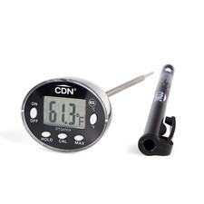 Waterproof Digital Thermometer Long 4.75" Stem, NSF Certified, Ideal for for ...