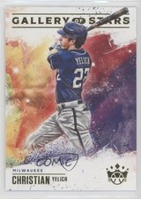 2022 Panini Diamond Kings Gallery of Stars Christian Yelich #GS-11 0ae6