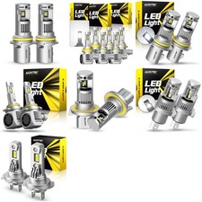 H11 H4 9005 9006 9007 H13 H7 9012 LED Headlight High Low Beam Bulb Fog Light