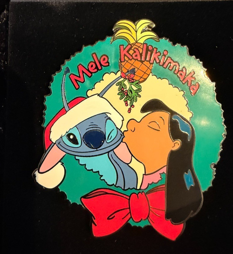 LE 1000 Disney Auctions Lilo & Stitch Mele Kalikimaka Holiday Pin P.I.N.S.