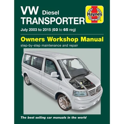 VW Transporter T5 2003-2015 Diesel Kastenwagen Reparaturanleitung Haynes - Bild 1 von 4