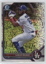 2022 Bowman Draft Chrome Sparkle Refractor Samuel Munoz #BDC-63 14p0