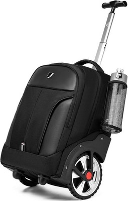 Rolling Backpack,Waterproof Backpack with Wheels for Business and Travel Commute