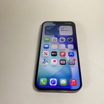 Unlocked Apple iPhone 13 Pro Max A2484 128GB Graphite 97% BatteryHealth-Cracked