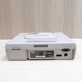 Japanese Sega Saturn Console White with 2 controllers 6 games & memory tested