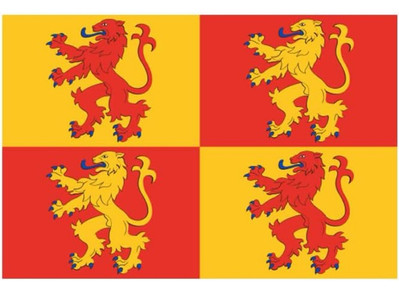 5 x3  Owain Glyndwr Wales walisische Flagge Handflaggen Party Scrunchie Displays