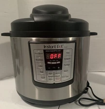 Instant Pot LUX60 V3 6 Quart 10-in-1 Multi-Use Programmable Pressure Cooker PLUS