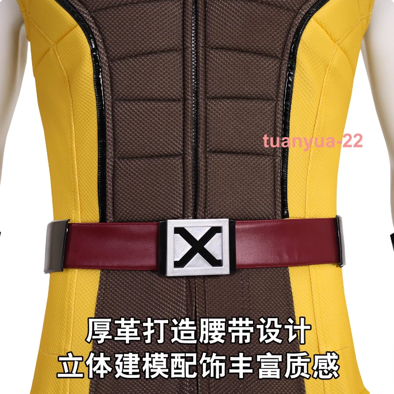 Deadpool & Wolverine Росомаха Коричневая версия Мужской комбинезон костюм для косплея на Хэллоуин - Изображение 4 из 4