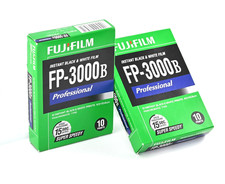 Fujifilm FP-3000B Instant Film Black White Two 2  Packs Exp 8/2012