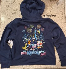 2026 Walt Disney World Most Magic Day Mickey  Friends Zip Up Hoodie Adult Sizes